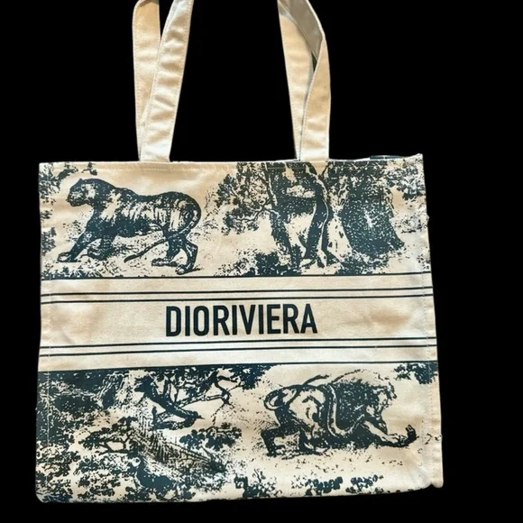 SOLD! Limited Edition Dior Canvas Tote - Picture 4 of 6
